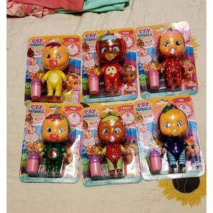 NEW WITH TAGS CRY BABIES MAGIC TEARS SET OF 6